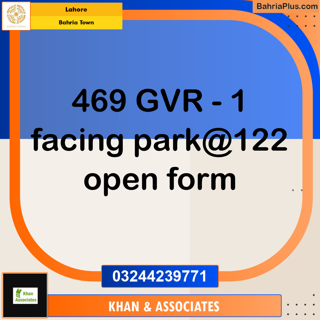 Residential Plot for Sale in Golf Phase 1 -  Bahria Town, Lahore - (BP-177925)