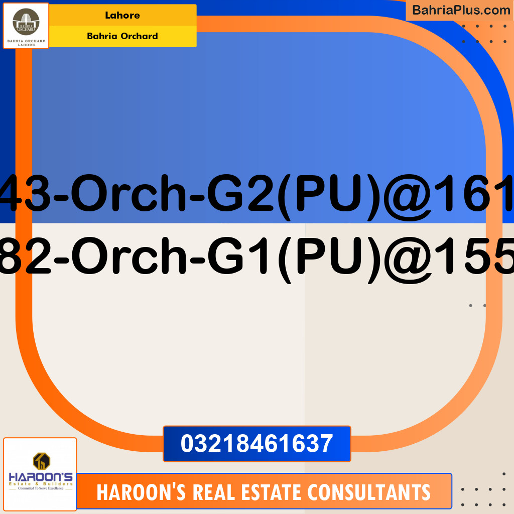 Residential Plot for Sale in Bahria Orchard, Lahore - (BP-177949)