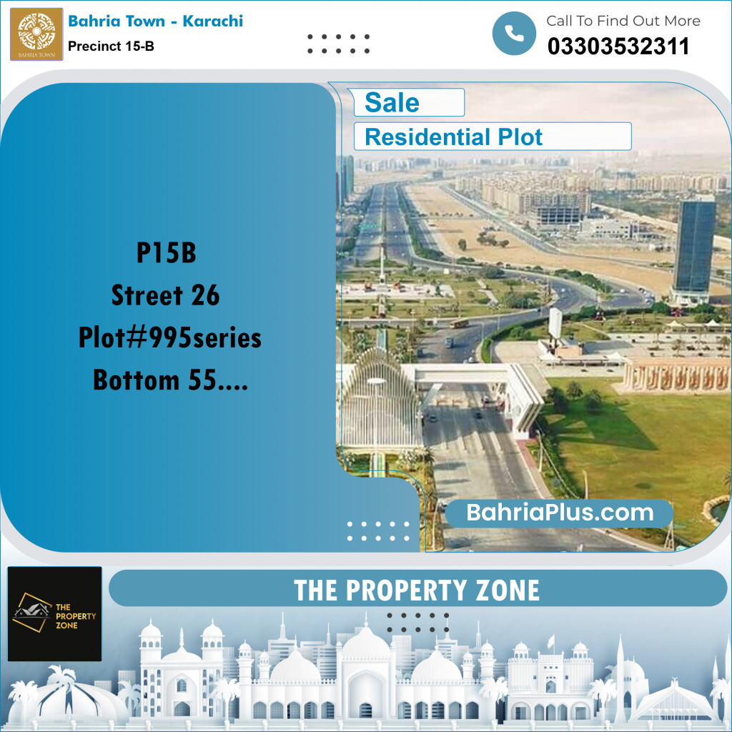 125 Sq. Yards Residential Plot for Sale in Precinct 15-B -  Bahria Town, Karachi - (BP-178258)