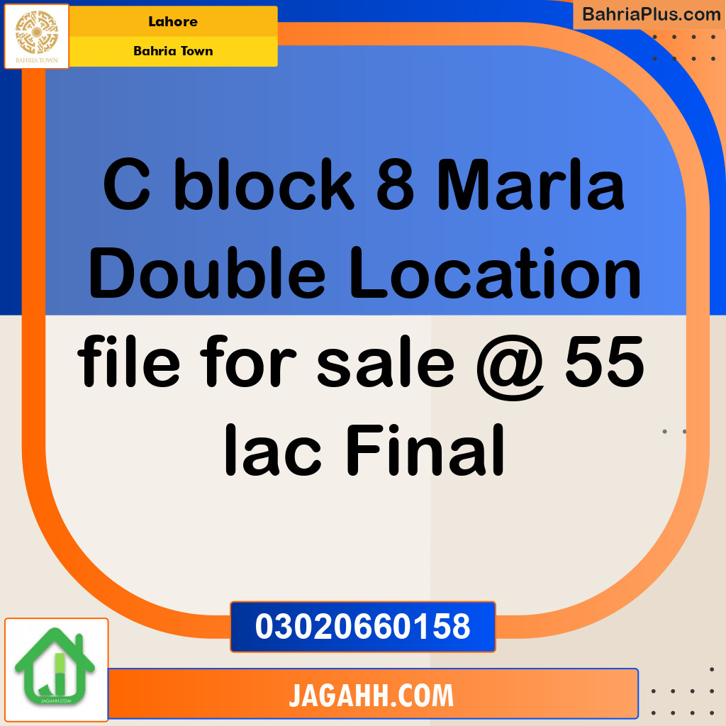 Residential Plot for Sale in Bahria Town, Lahore - (BP-179000)