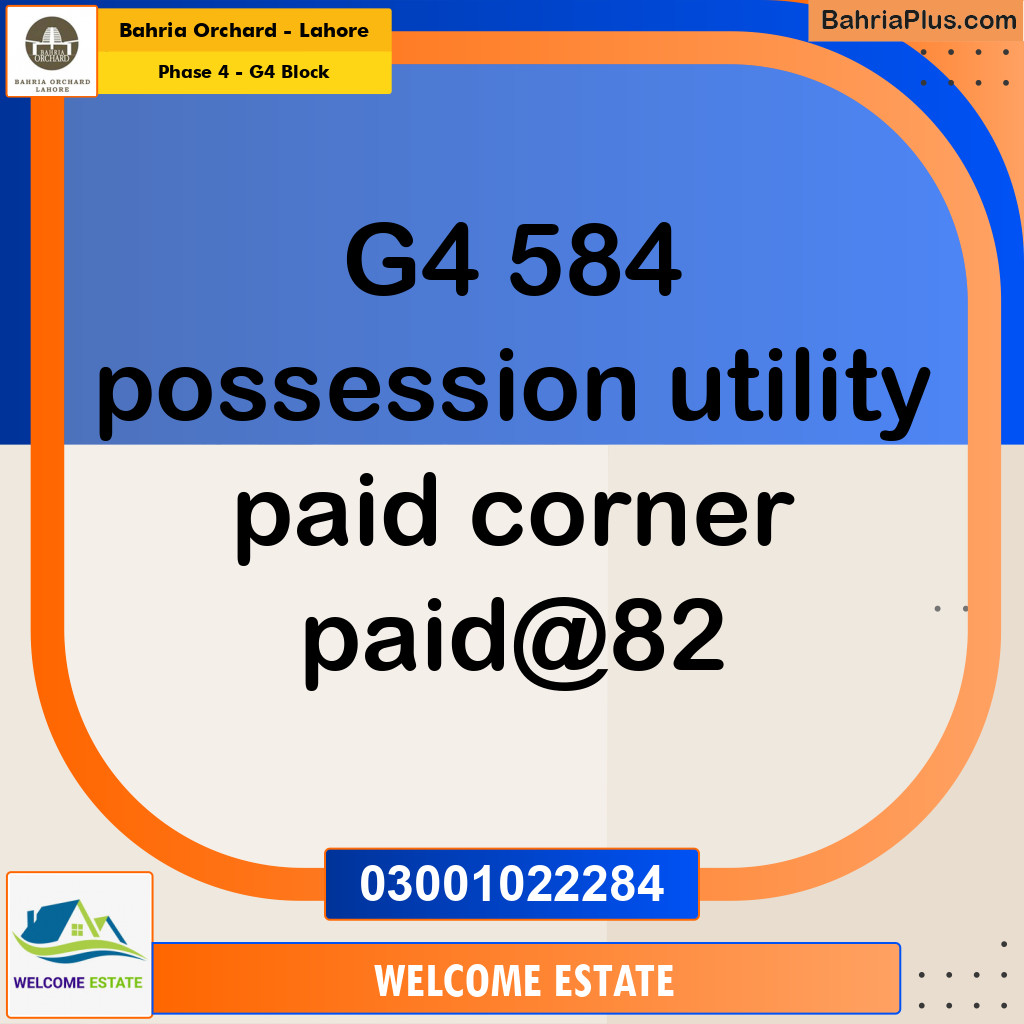 Residential Plot for Sale in Phase 4 - G4 Block -  Bahria Orchard, Lahore - (BP-179103)