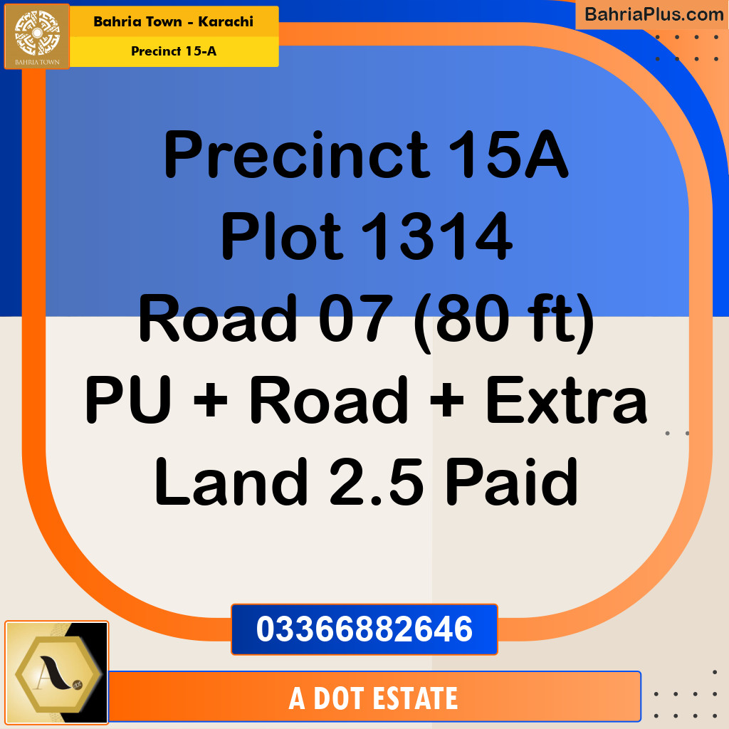125 Sq. Yards Residential Plot for Sale in Precinct 15-A -  Bahria Town, Karachi - (BP-179518)