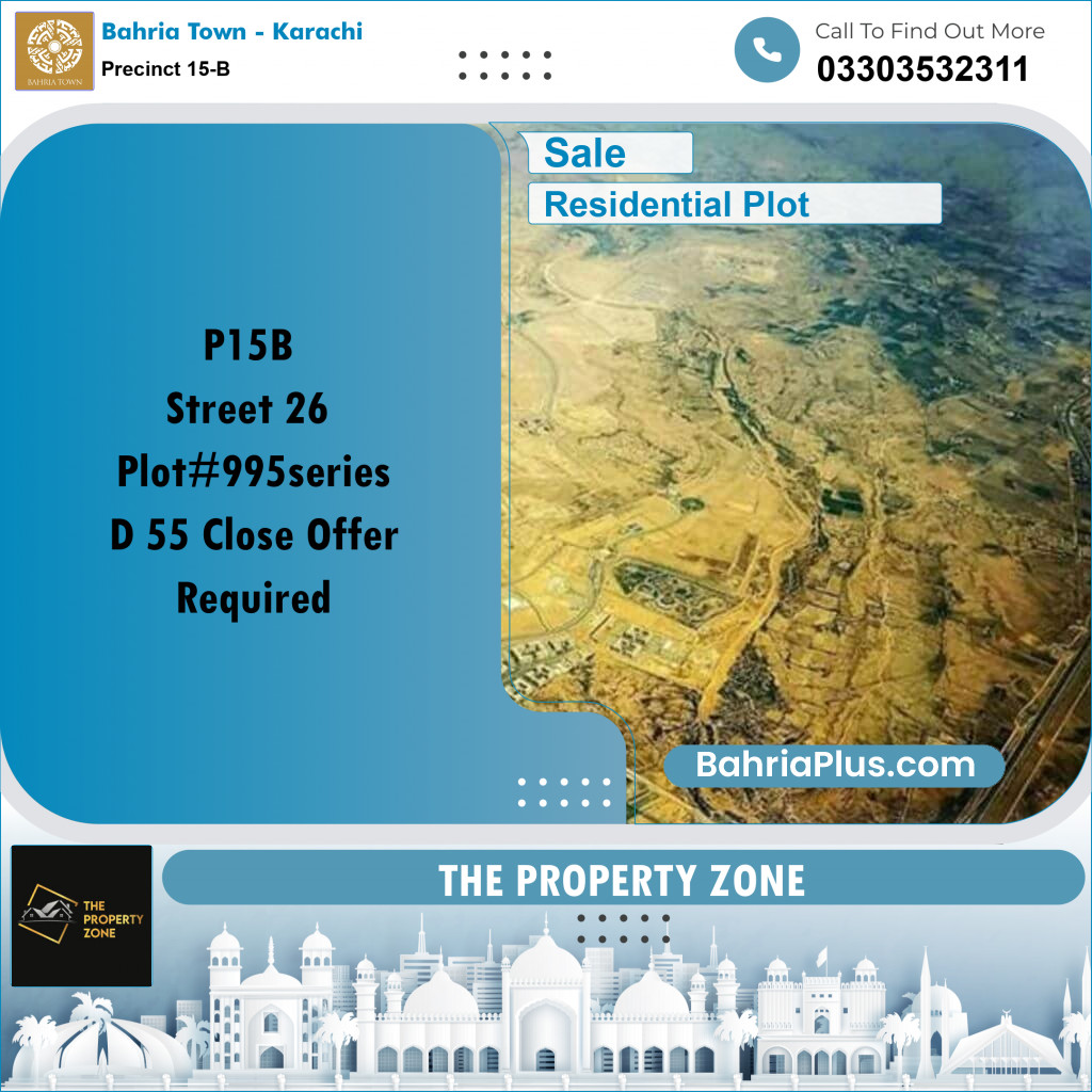 125 Sq. Yards Residential Plot for Sale in Precinct 15-B -  Bahria Town, Karachi - (BP-179585)