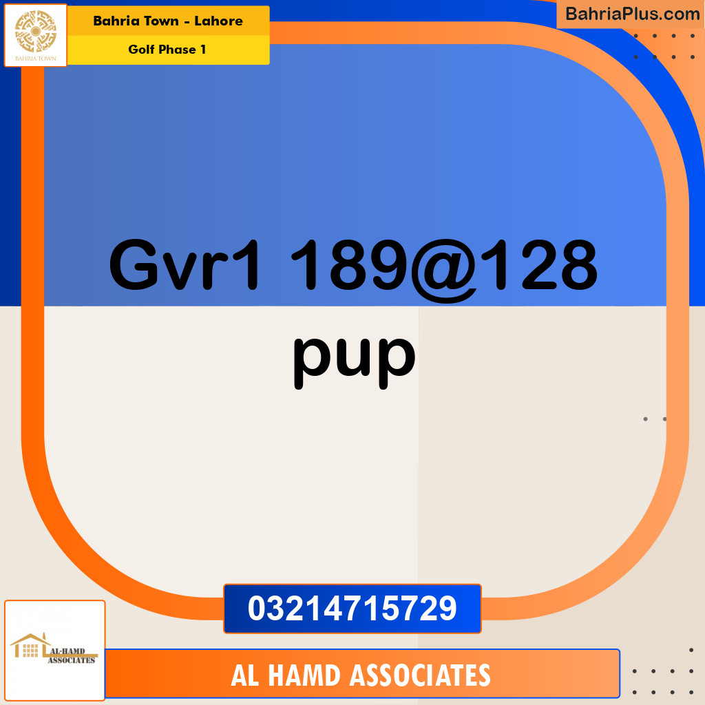 Residential Plot for Sale in Golf Phase 1 -  Bahria Town, Lahore - (BP-179896)