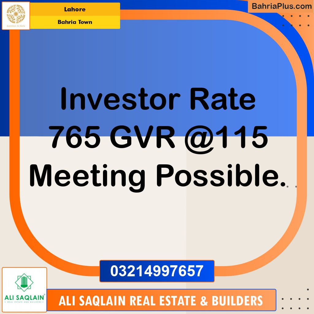 Residential Plot for Sale in Golf Phase 1 -  Bahria Town, Lahore - (BP-180011)