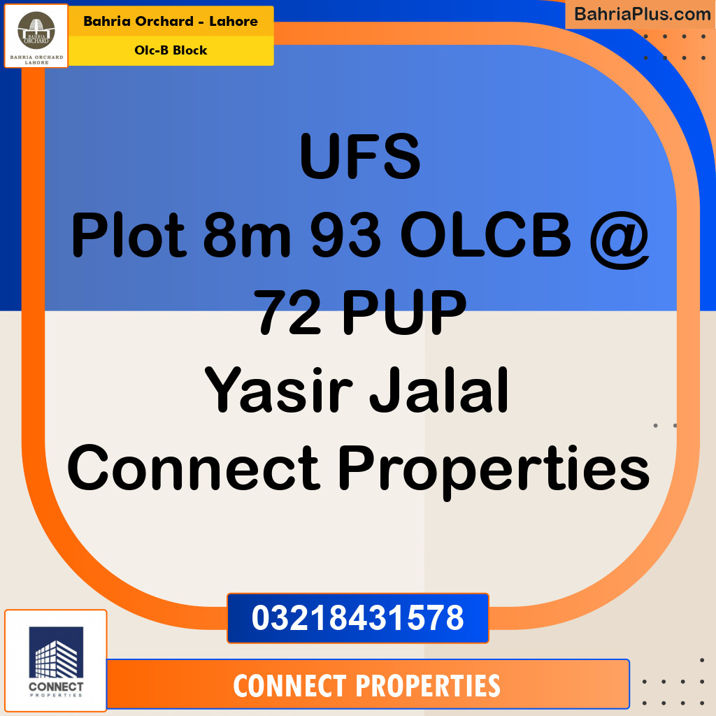 Residential Plot for Sale in OLC-B Block -  Bahria Orchard, Lahore - (BP-180430)