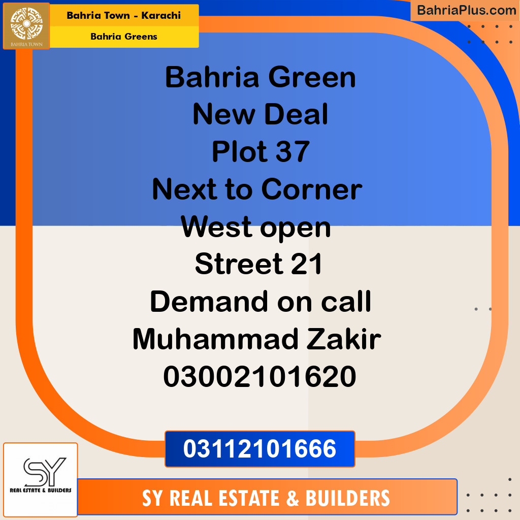 75 Sq. Yards Residential Plot for Sale in Bahria Greens -  Bahria Town, Karachi - (BP-180445)
