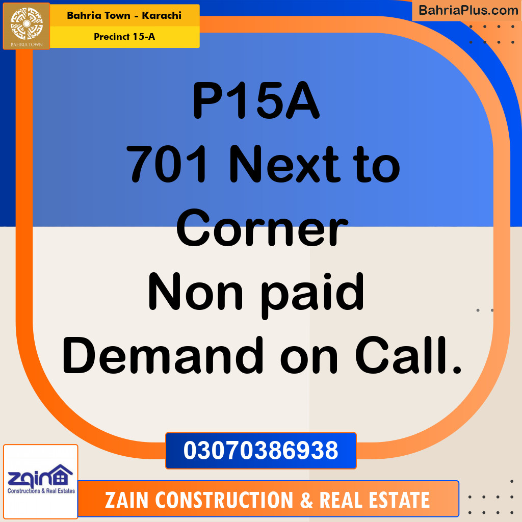 125 Sq. Yards Residential Plot for Sale in Precinct 15-A -  Bahria Town, Karachi - (BP-180523)