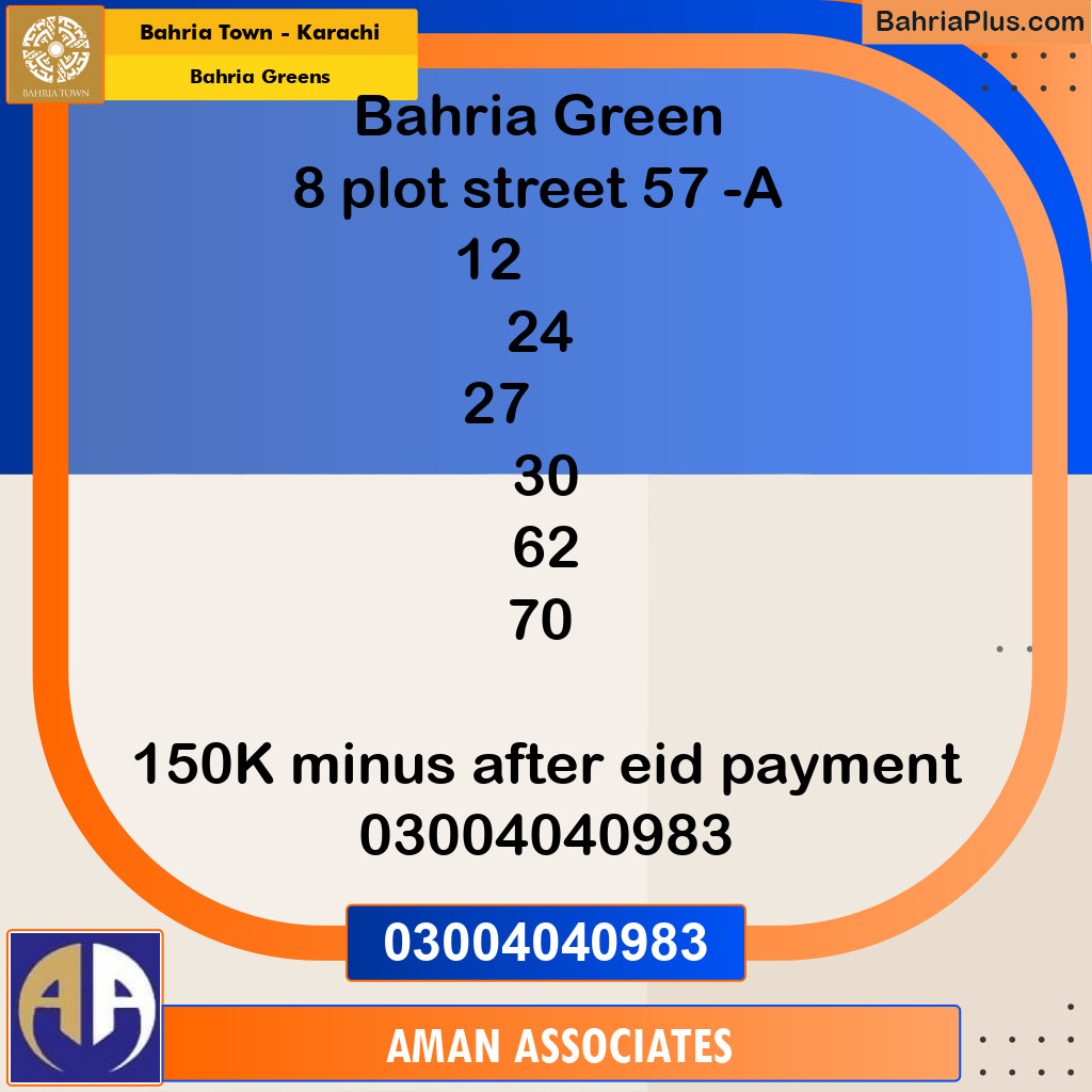 75 Sq. Yards Residential Plot for Sale in Bahria Greens -  Bahria Town, Karachi - (BP-180882)
