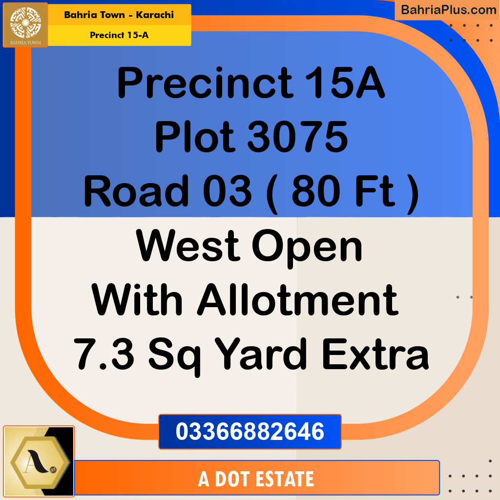 Residential Plot for Sale in Precinct 15-A - Bahria Town, Karachi - (BP-181074)