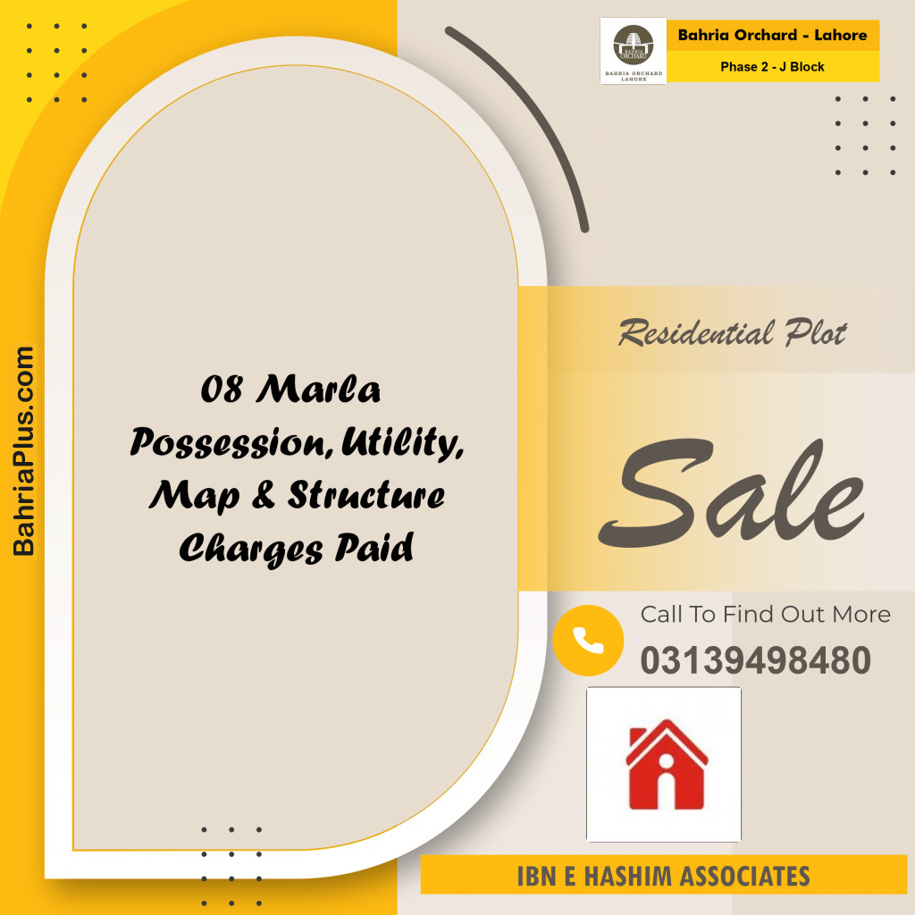 Residential Plot for Sale in Phase 2 - J Block -  Bahria Orchard, Lahore - (BP-181288)