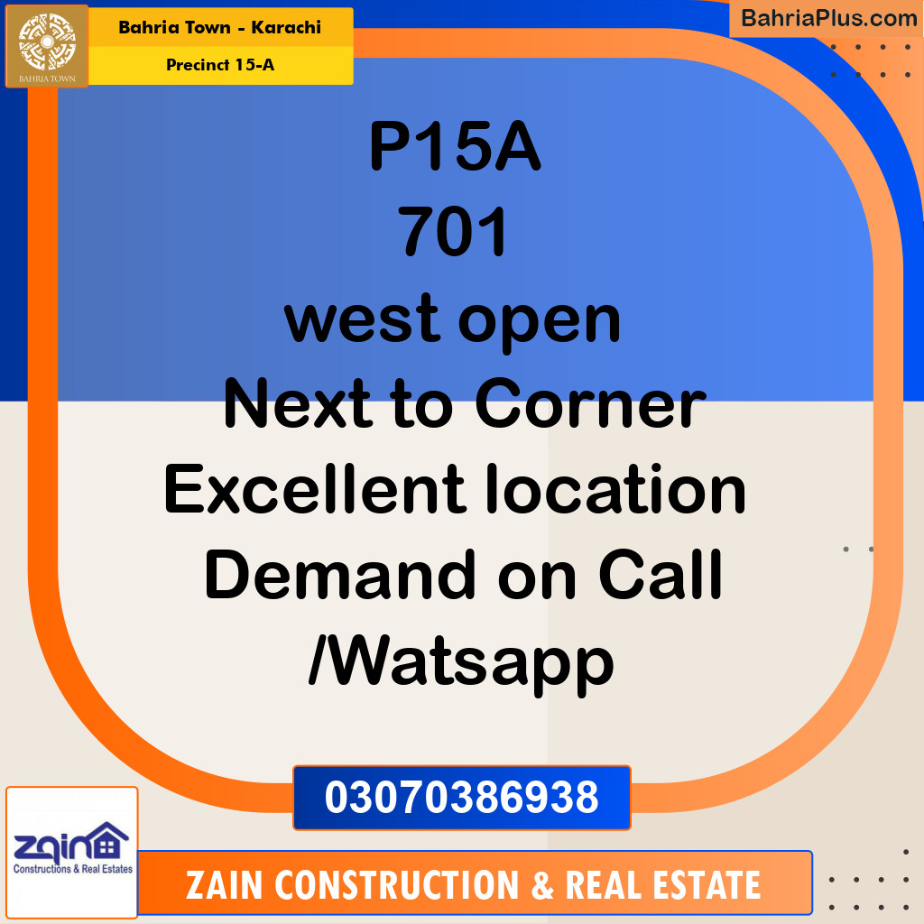 125 Sq. Yards Residential Plot for Sale in Precinct 15-A -  Bahria Town, Karachi - (BP-181434)