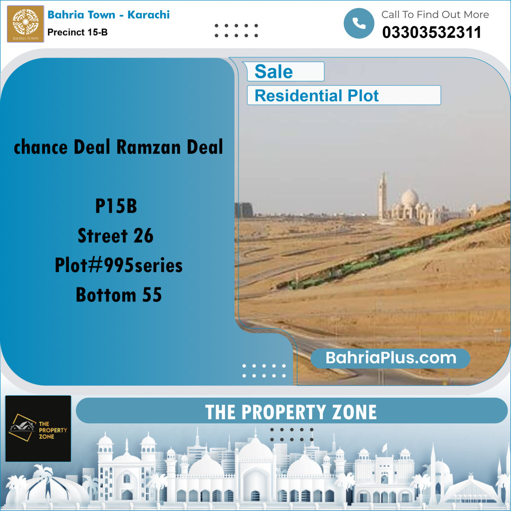 125 Sq. Yards Residential Plot for Sale in Precinct 15-B -  Bahria Town, Karachi - (BP-181563)