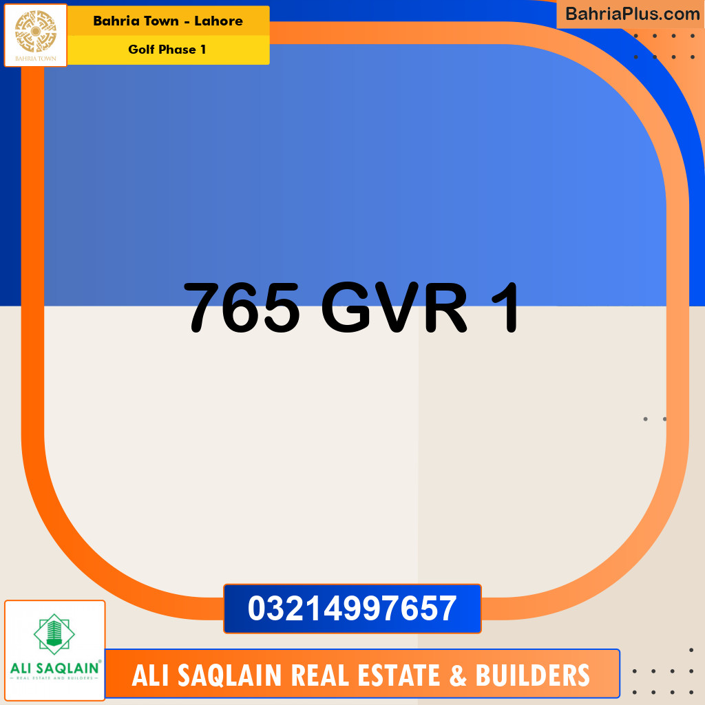 Residential Plot for Sale in Golf Phase 1 -  Bahria Town, Lahore - (BP-182068)