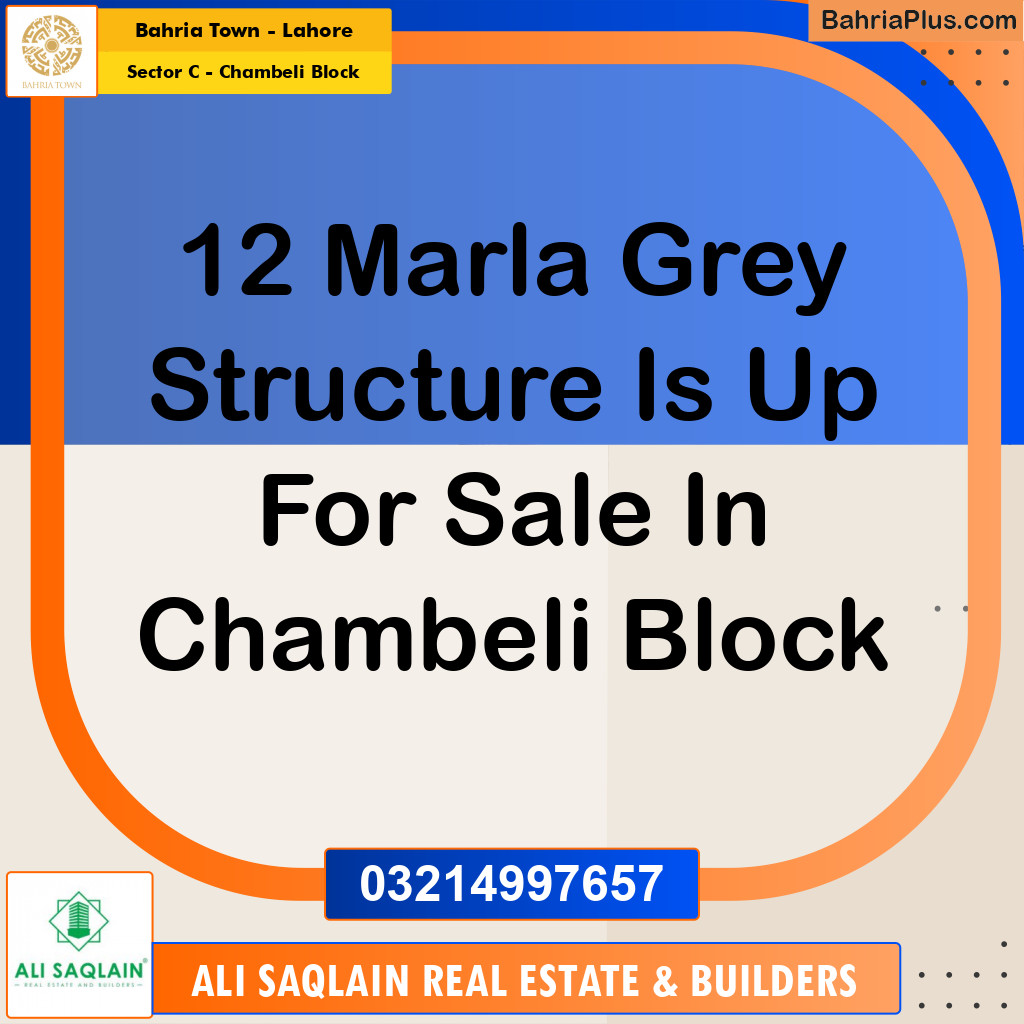 Residential Plot for Sale in Sector C - Chambeli Block -  Bahria Town, Lahore - (BP-182073)