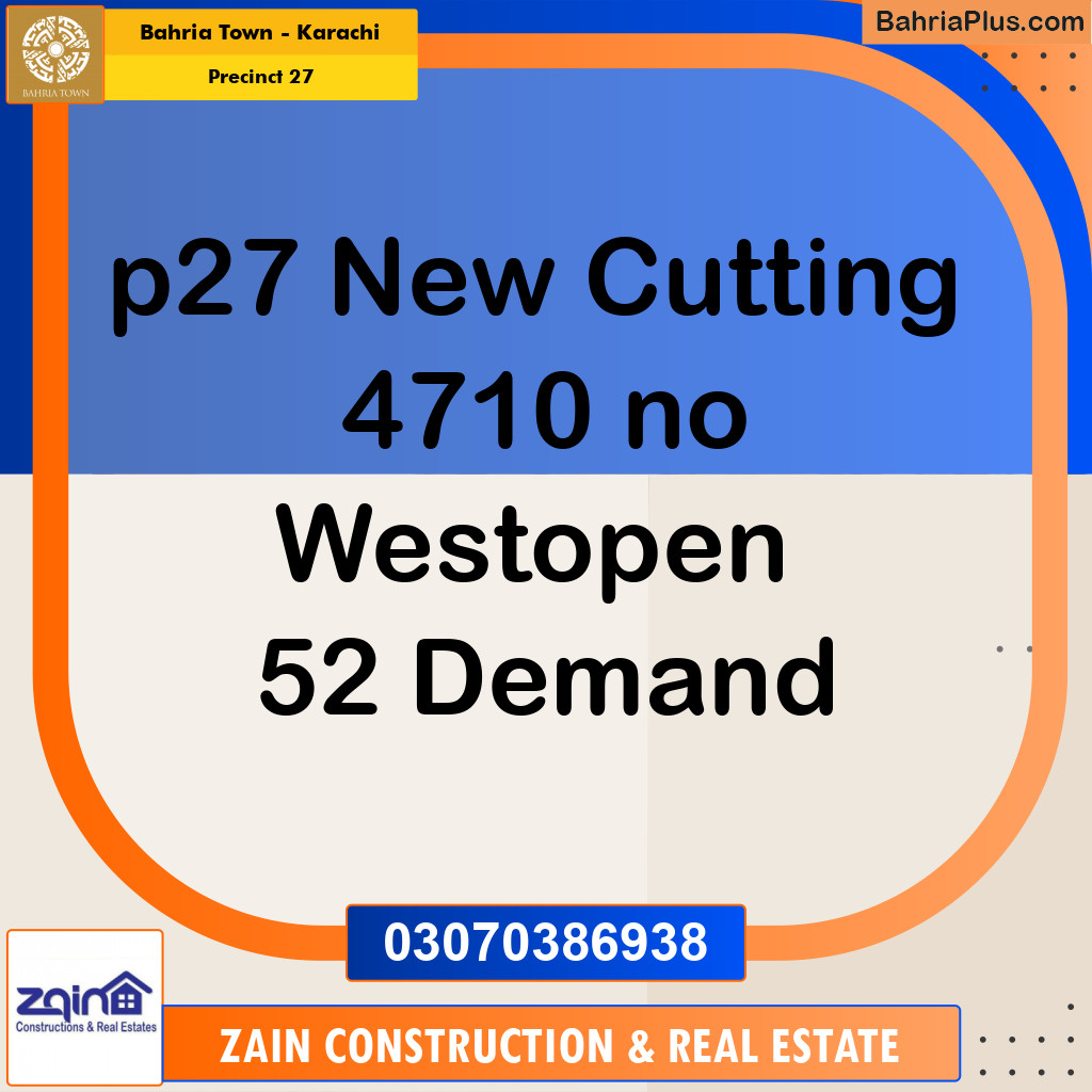 Residential Plot for Sale in Precinct 27 -  Bahria Town, Karachi - (BP-182276)