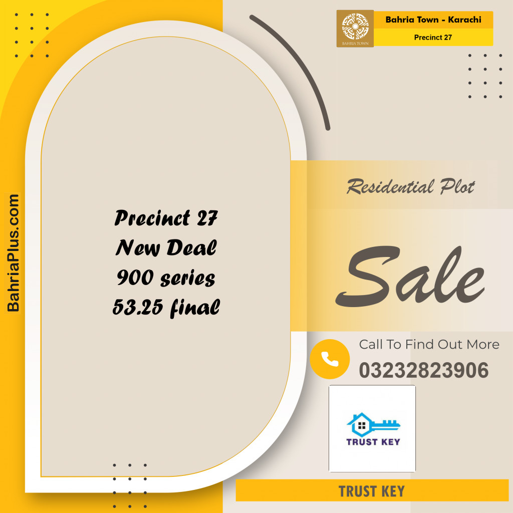 Residential Plot for Sale in Precinct 27 -  Bahria Town, Karachi - (BP-182449)
