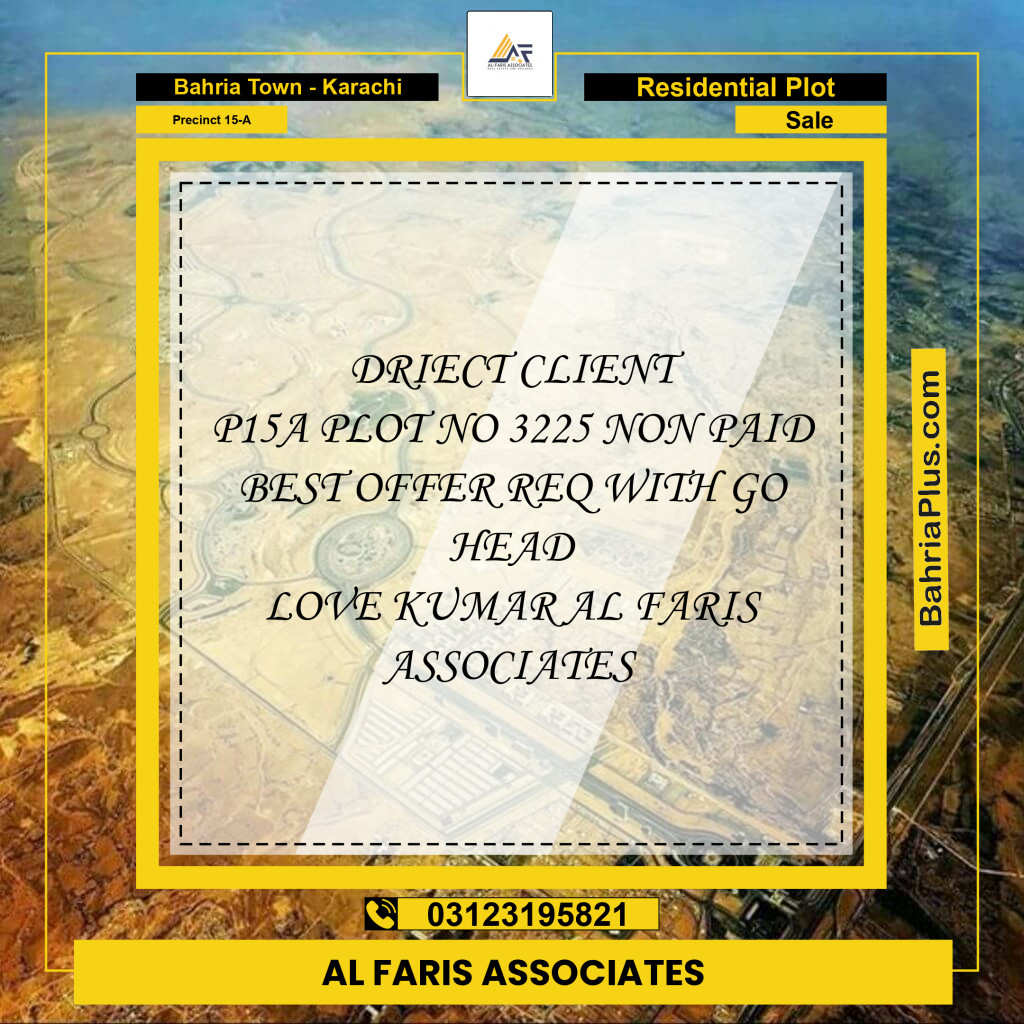 125 Sq. Yards Residential Plot for Sale in Precinct 15-A -  Bahria Town, Karachi - (BP-183132)