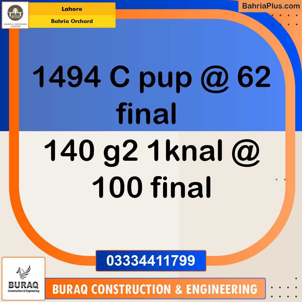 Residential Plot for Sale in Bahria Orchard, Lahore - (BP-183145)