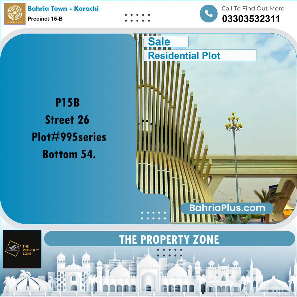 125 Sq. Yards Residential Plot for Sale in Precinct 15-B -  Bahria Town, Karachi - (BP-183302)