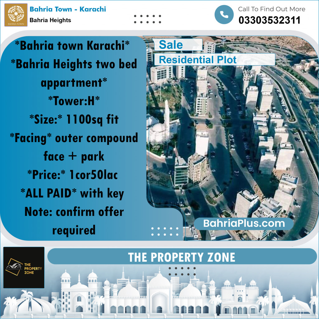Residential Plot for Sale in Bahria Heights -  Bahria Town, Karachi - (BP-183424)