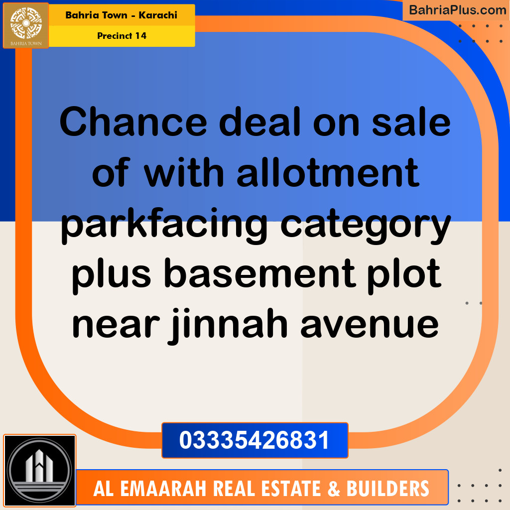 125 Sq. Yards Residential Plot for Sale in Precinct 14 -  Bahria Town, Karachi - (BP-183637)