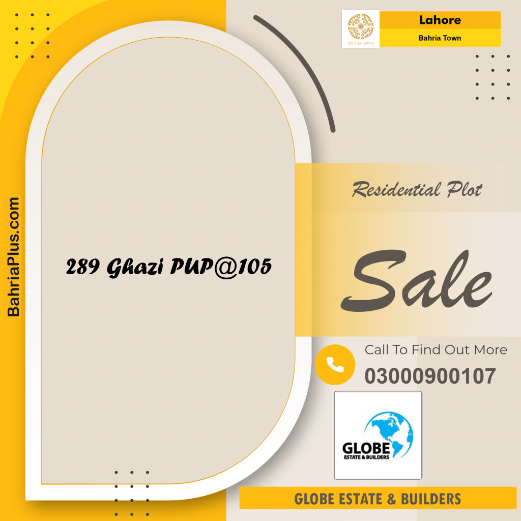 Residential Plot for Sale in Bahria Town, Lahore - (BP-183807)