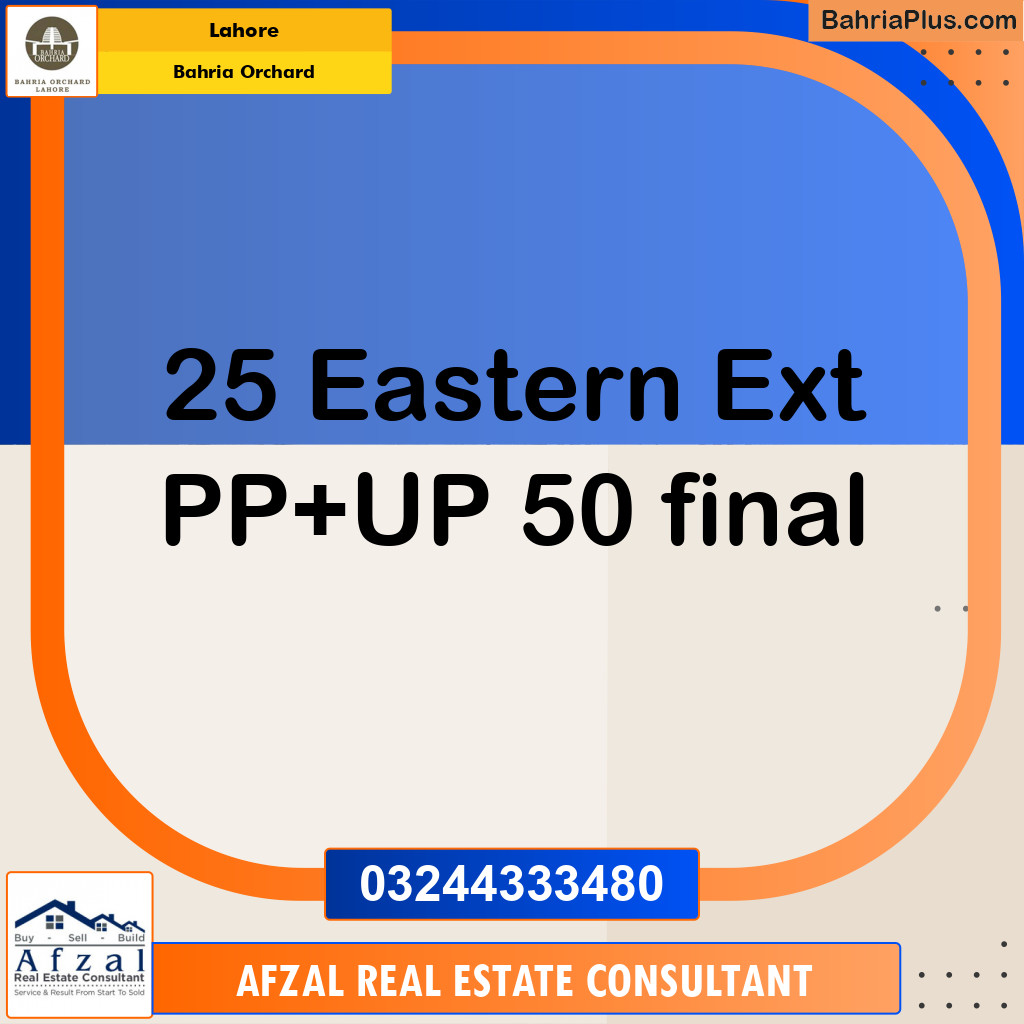Residential Plot for Sale in Bahria Orchard, Lahore - (BP-183978)