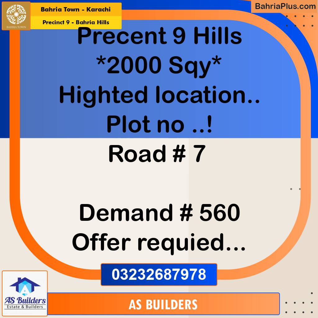 Residential Plot for Sale in Precinct 9 - Bahria Hills -  Bahria Town, Karachi - (BP-184075)