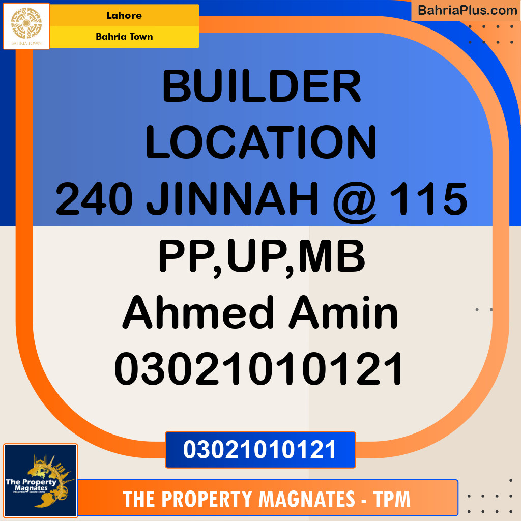 Residential Plot for Sale in Bahria Town, Lahore - (BP-184089)