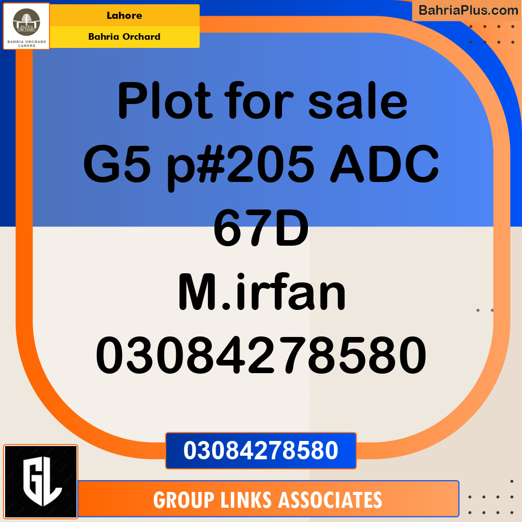 Residential Plot for Sale in Bahria Orchard, Lahore - (BP-184187)