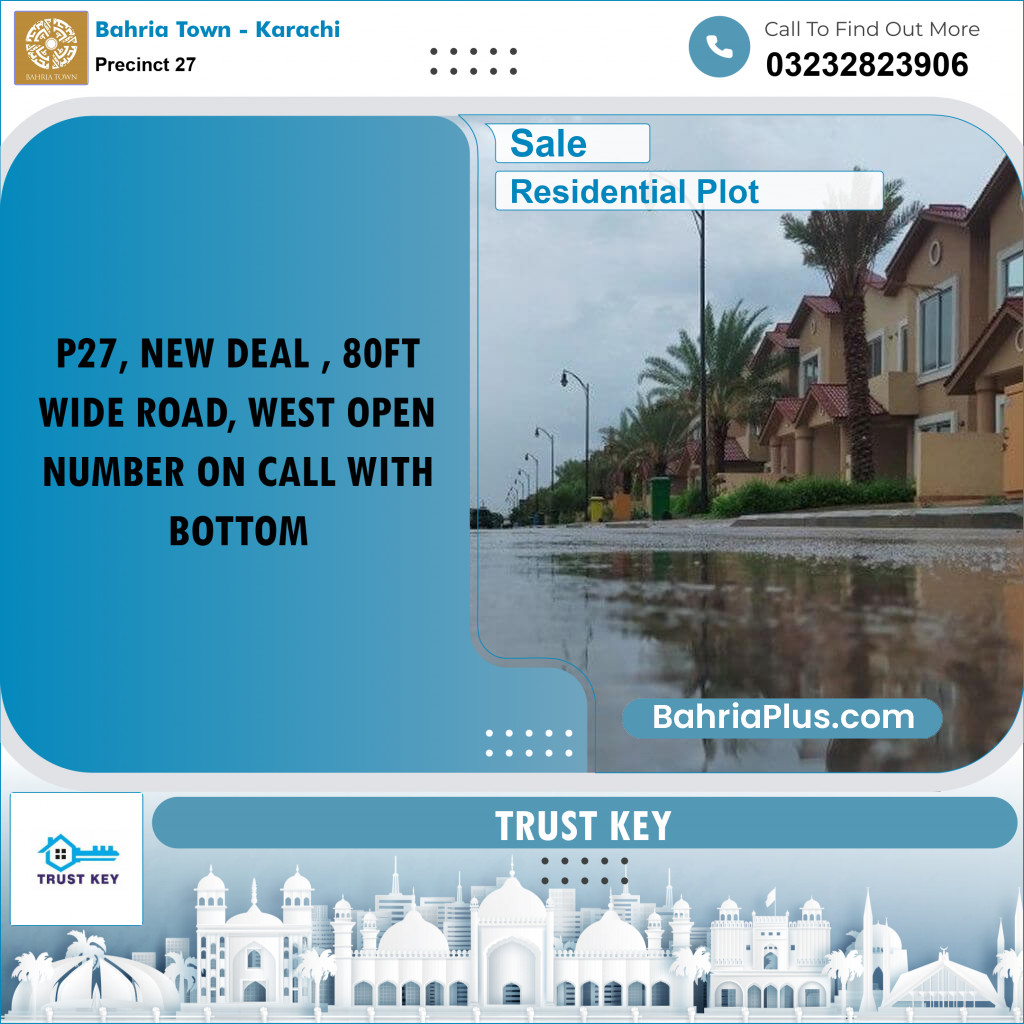 Residential Plot for Sale in Precinct 27 -  Bahria Town, Karachi - (BP-184290)
