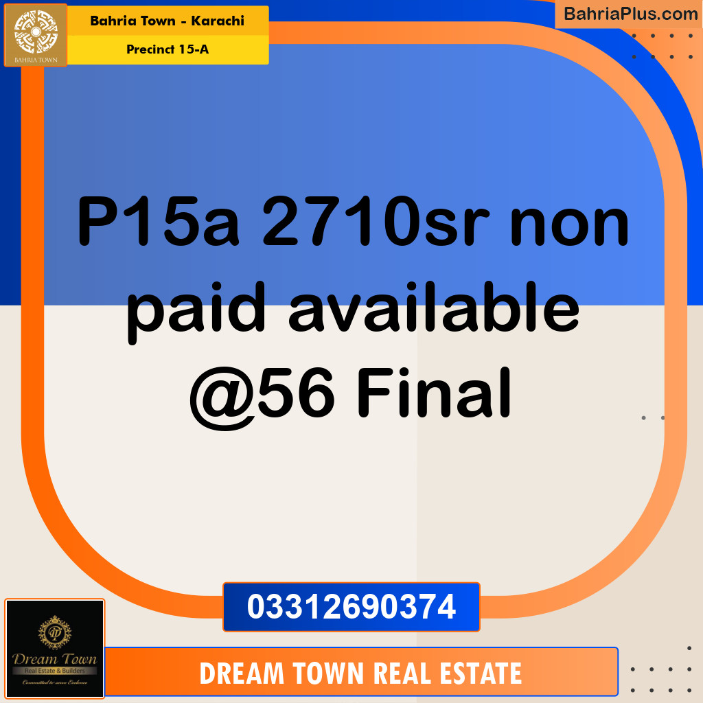 Residential Plot for Sale in Bahria Town, Karachi - (BP-184421)