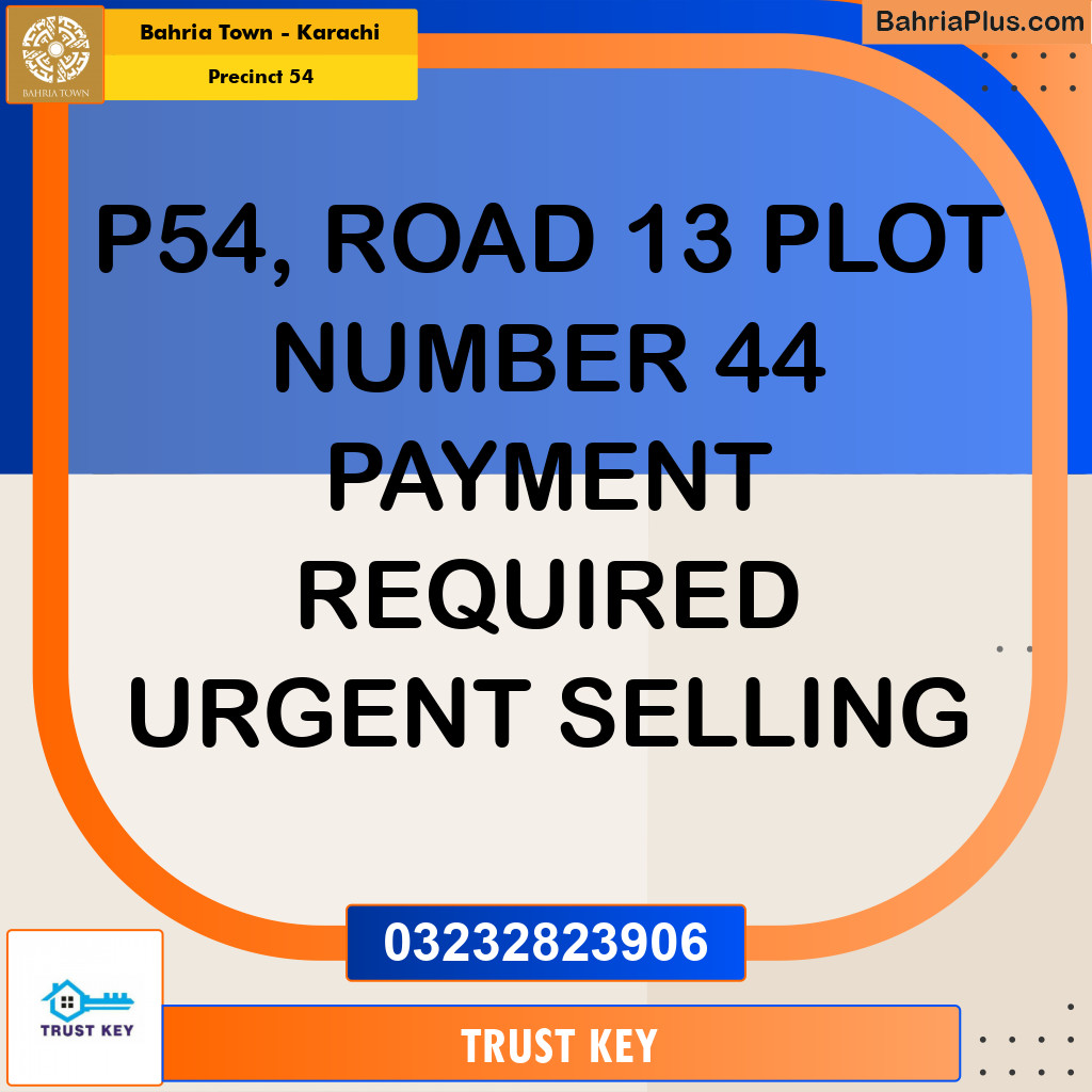 Residential Plot for Sale in Precinct 54 -  Bahria Town, Karachi - (BP-185098)