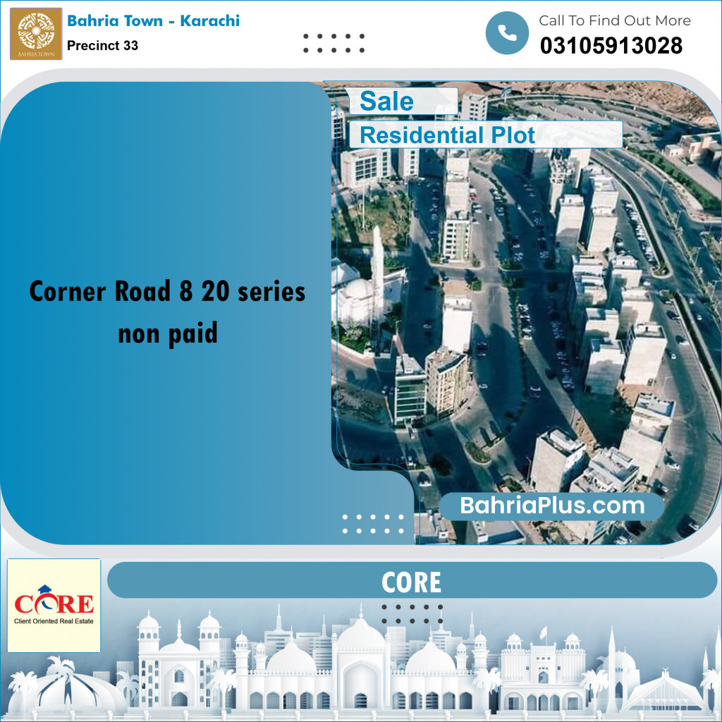 Residential Plot for Sale in Precinct 33 - Bahria Town, Karachi - (BP-185144)
