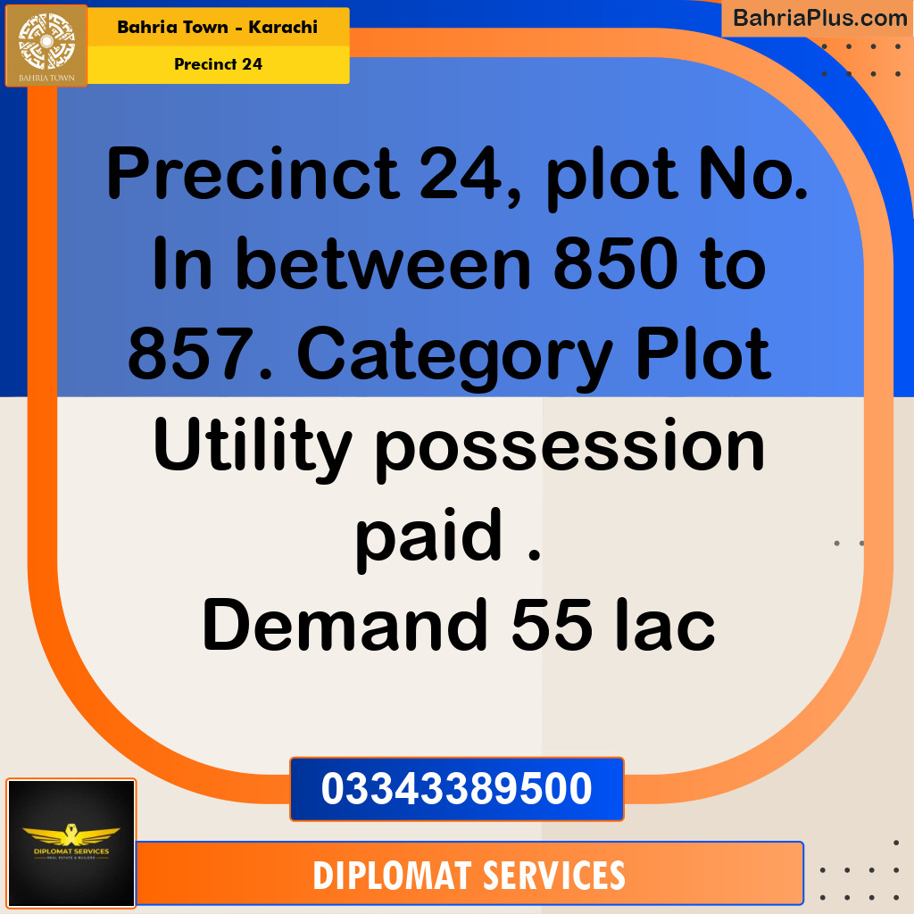 125 Sq. Yards Residential Plot for Sale in Precinct 24 -  Bahria Town, Karachi - (BP-185187)