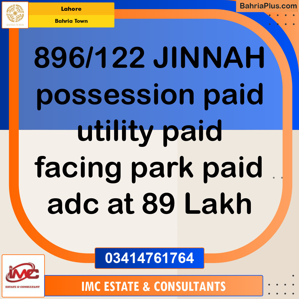 Residential Plot for Sale in Bahria Town, Lahore - (BP-185680)