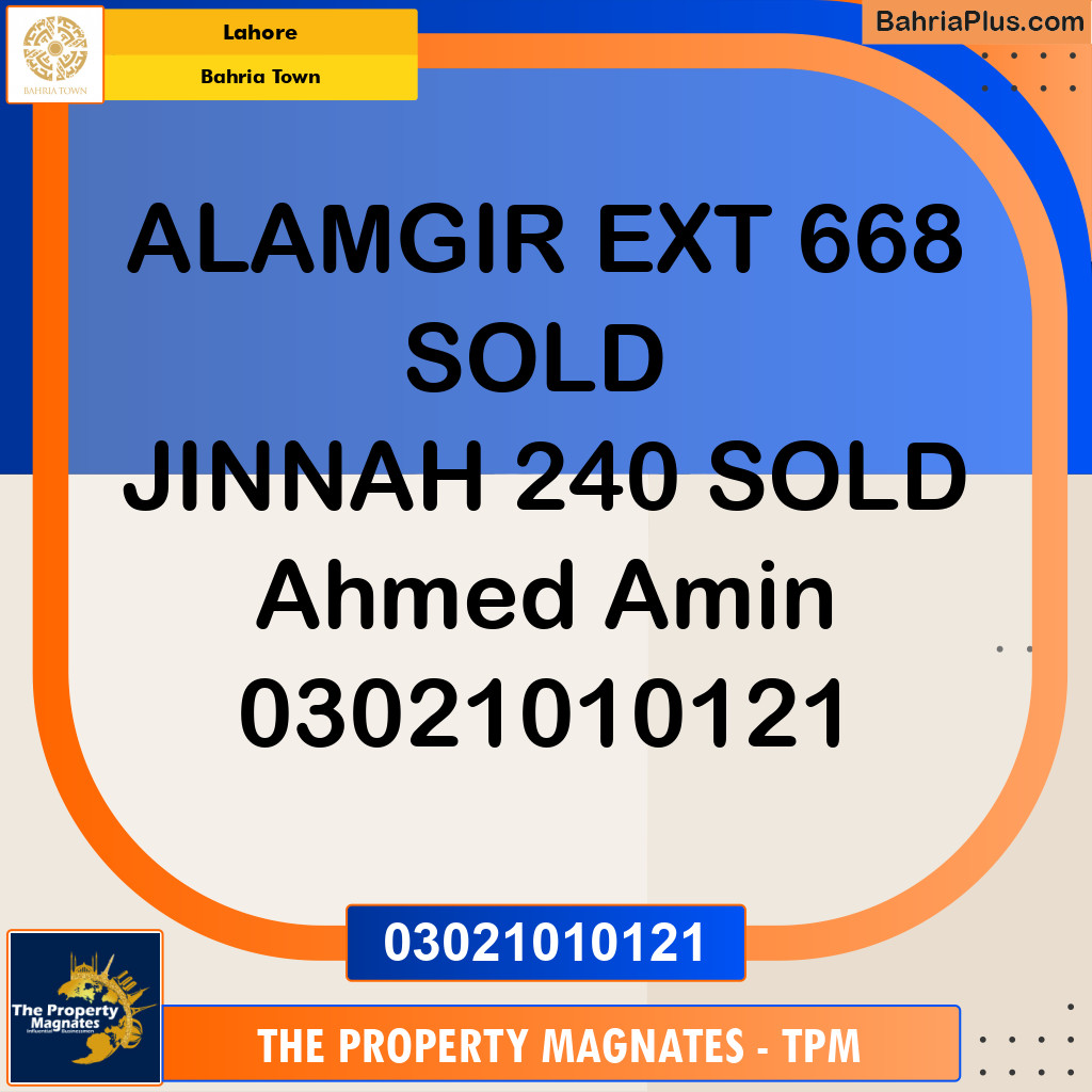 Residential Plot for Sale in Bahria Town, Lahore - (BP-185769)