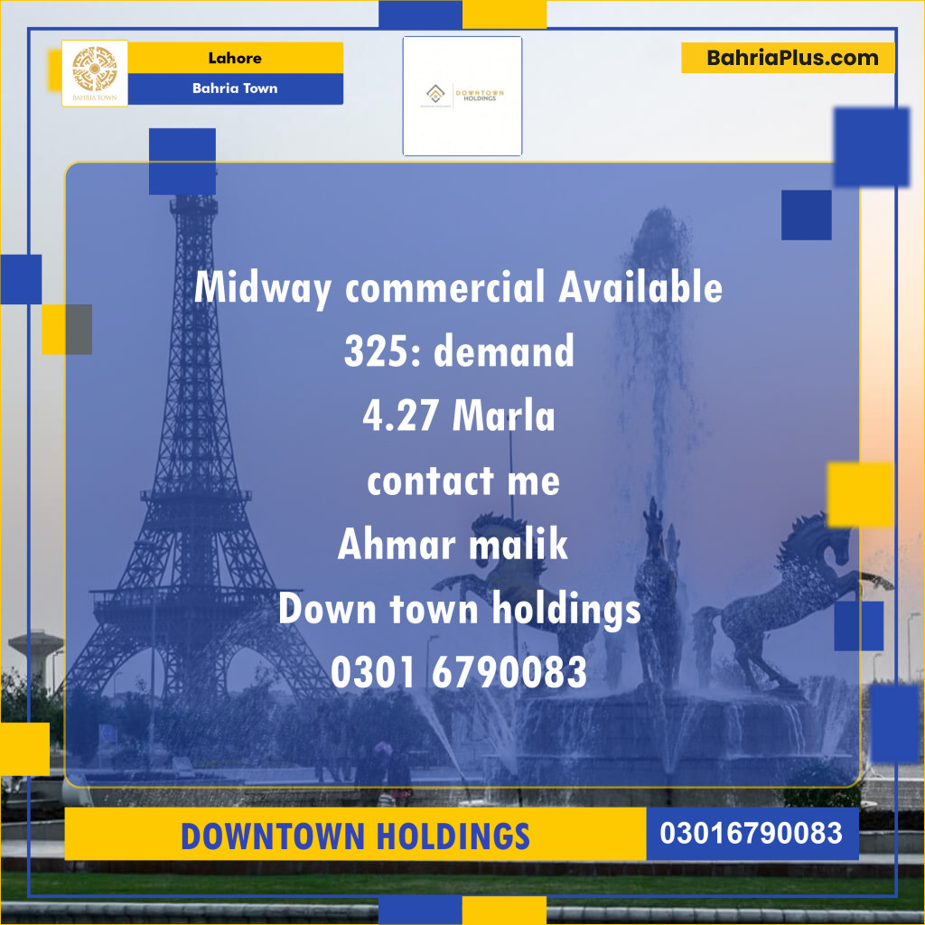 Residential Plot for Sale in Bahria Town, Lahore - (BP-186092)