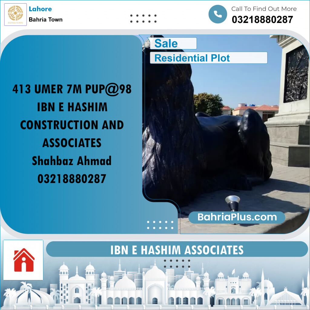 Residential Plot for Sale in Bahria Town, Lahore - (BP-186257)