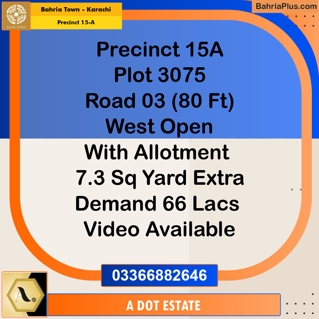 125 Sq. Yards Residential Plot for Sale in Precinct 15-A -  Bahria Town, Karachi - (BP-186329)