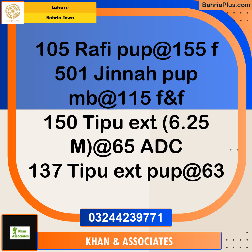 Residential Plot for Sale in Bahria Town, Lahore - (BP-186491)