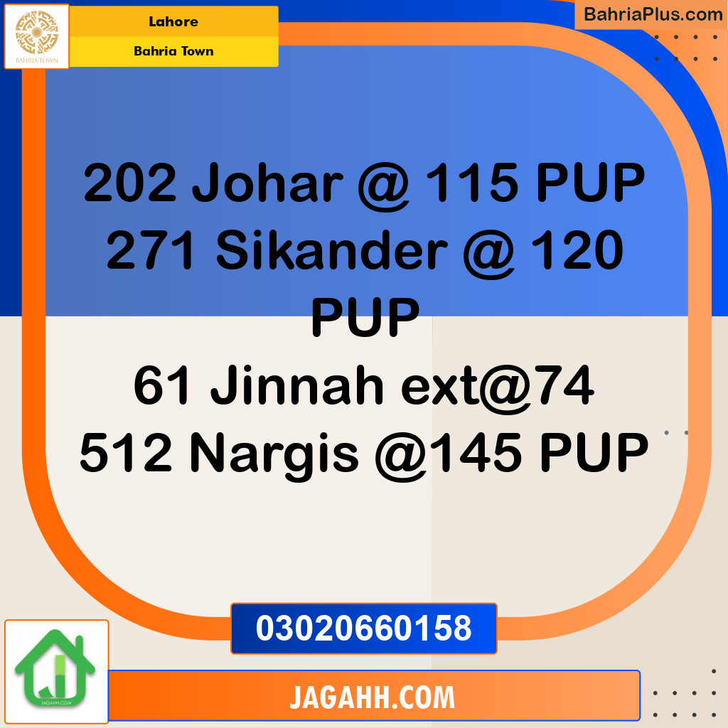 Residential Plot for Sale in Bahria Town, Lahore - (BP-186647)