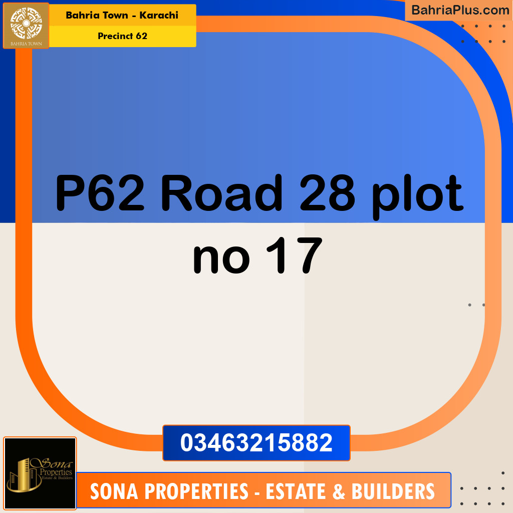 Residential Plot for Sale in Precinct 62 -  Bahria Town, Karachi - (BP-186683)