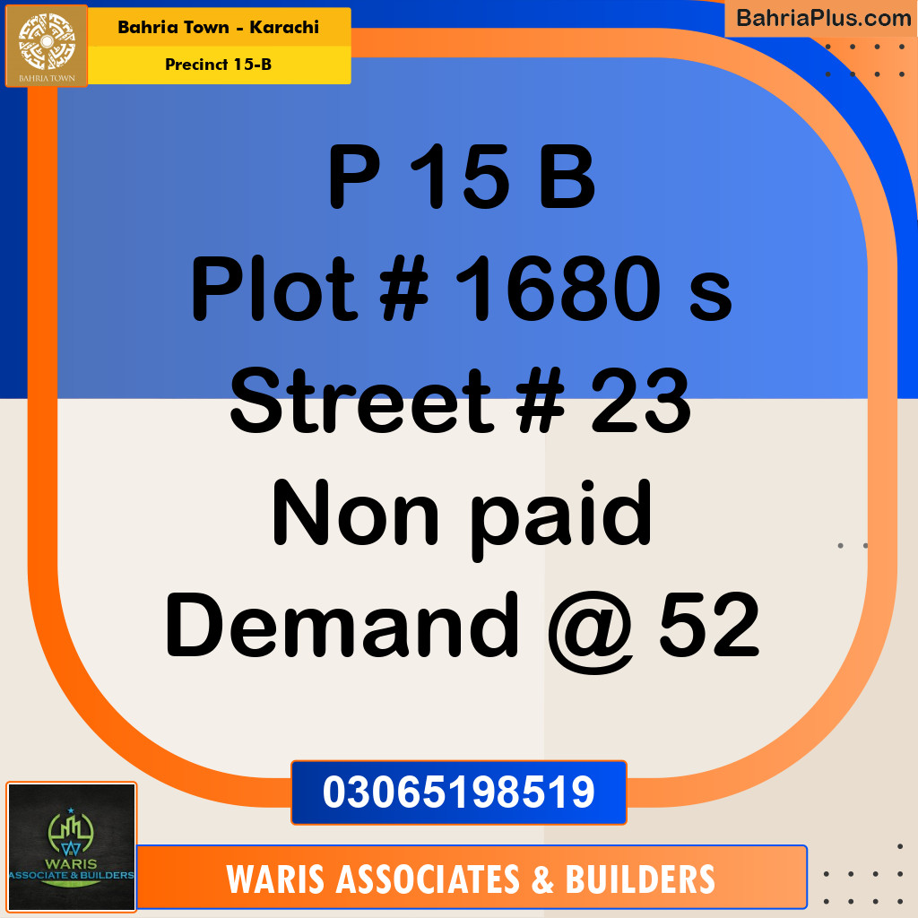 Residential Plot for Sale in Precinct 15-B - Bahria Town, Karachi - (BP-186803)