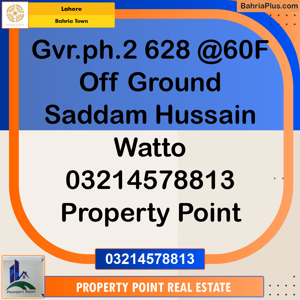 Residential Plot for Sale in Bahria Town, Lahore - (BP-186814)