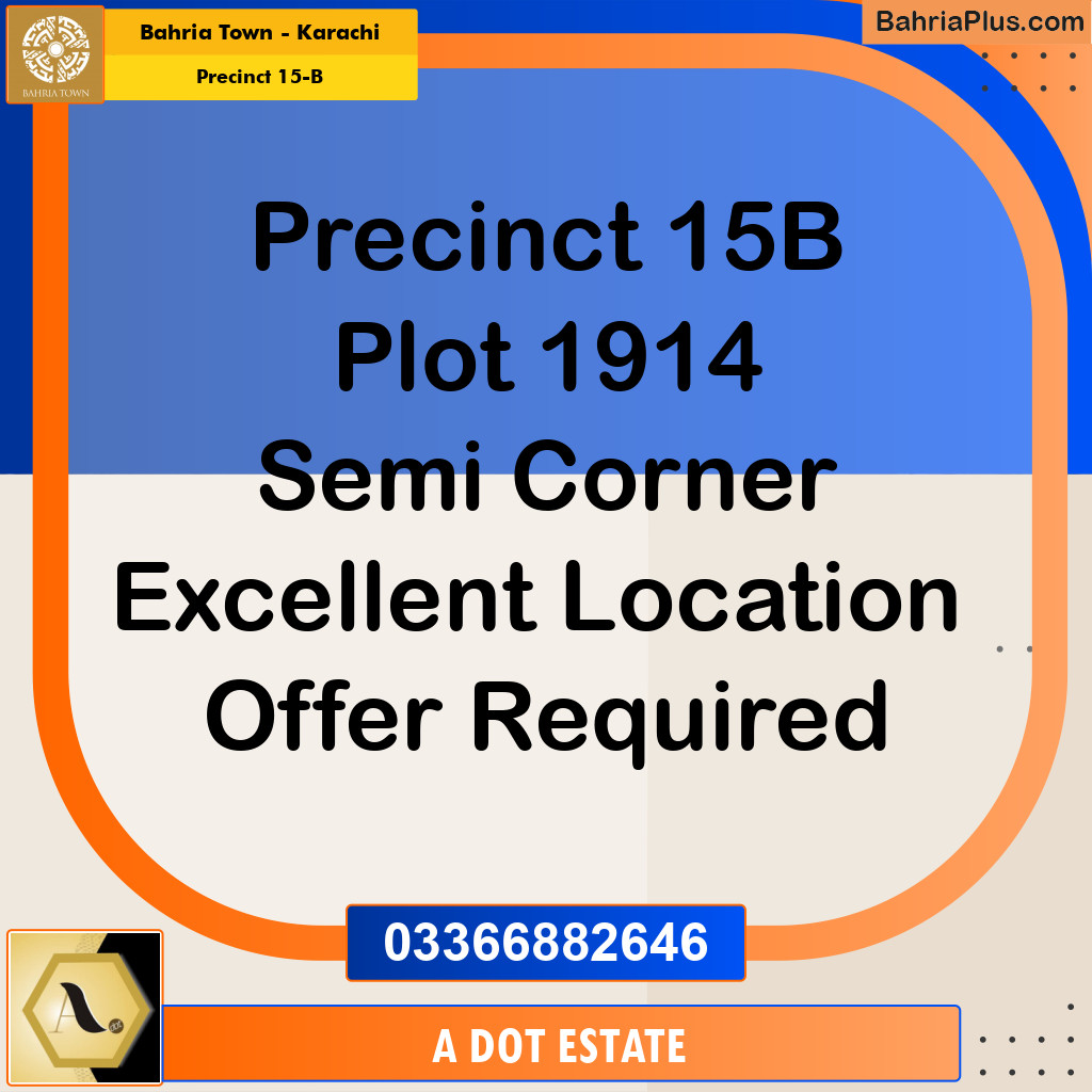 125 Sq. Yards Residential Plot for Sale in Precinct 15-B -  Bahria Town, Karachi - (BP-186898)