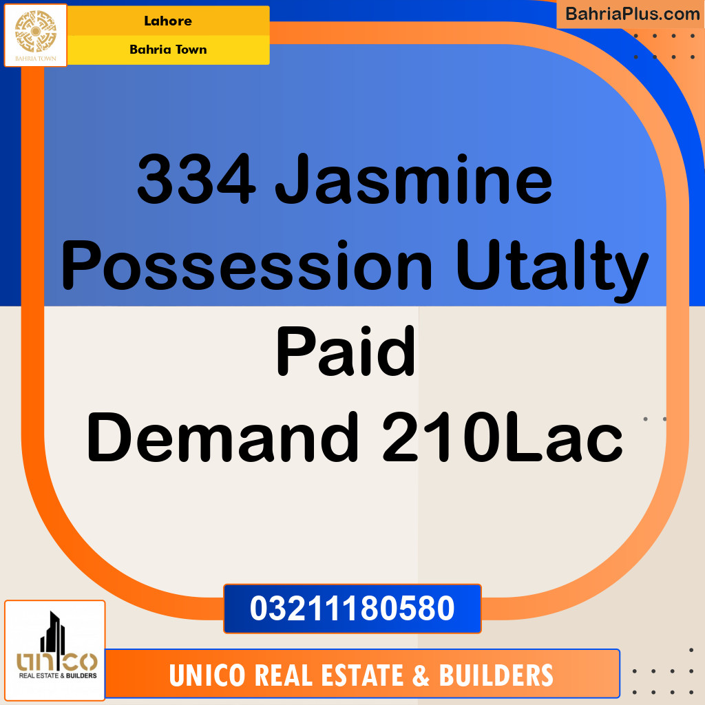 Residential Plot for Sale in Bahria Town, Lahore - (BP-187066)