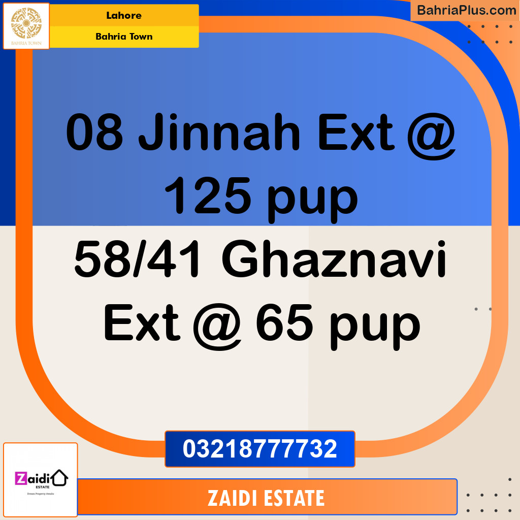 Residential Plot for Sale in Bahria Town, Lahore - (BP-187123)