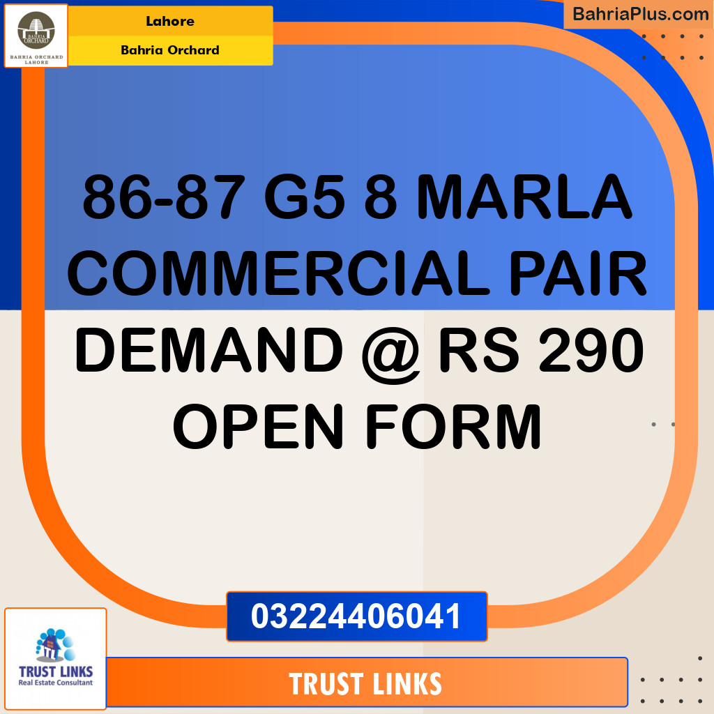 Residential Plot for Sale in Bahria Orchard, Lahore - (BP-187383)